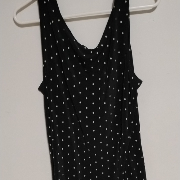 Coldwater Creek Black V-Neck Sleeveless Tank Top - Picture 3 of 3